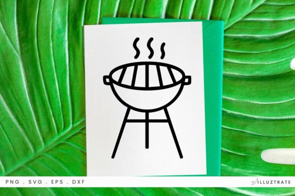 Barbecue BBQ SVG Clipart for Crafts & Graphics