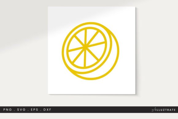 Lemon SVG Cut File Clipart PNG for Crafts & Graphics