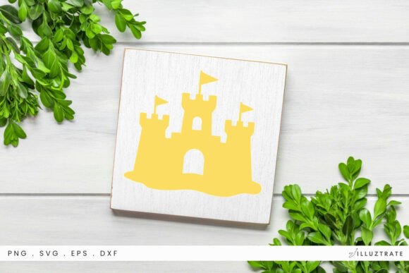 Sandcastle SVG Clipart: Graphics for Crafts & Creative Brands