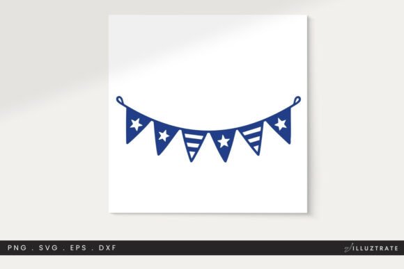 Star Bunting SVG Clipart: Graphics for Crafts-Driven Branding